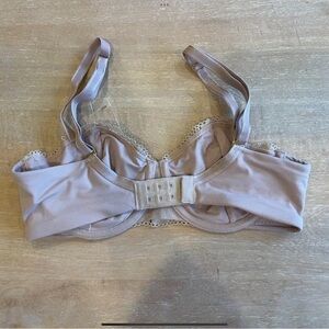 SOMA Adobe Rose Lace 32D Embraceable Signature Unlined Lace Balconette Bra